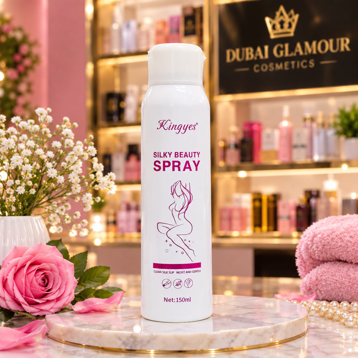 54BE5338-4FB5-4CB8-B977-E3870DE2E09A Kingyes Silky Beauty Spray - Image 1